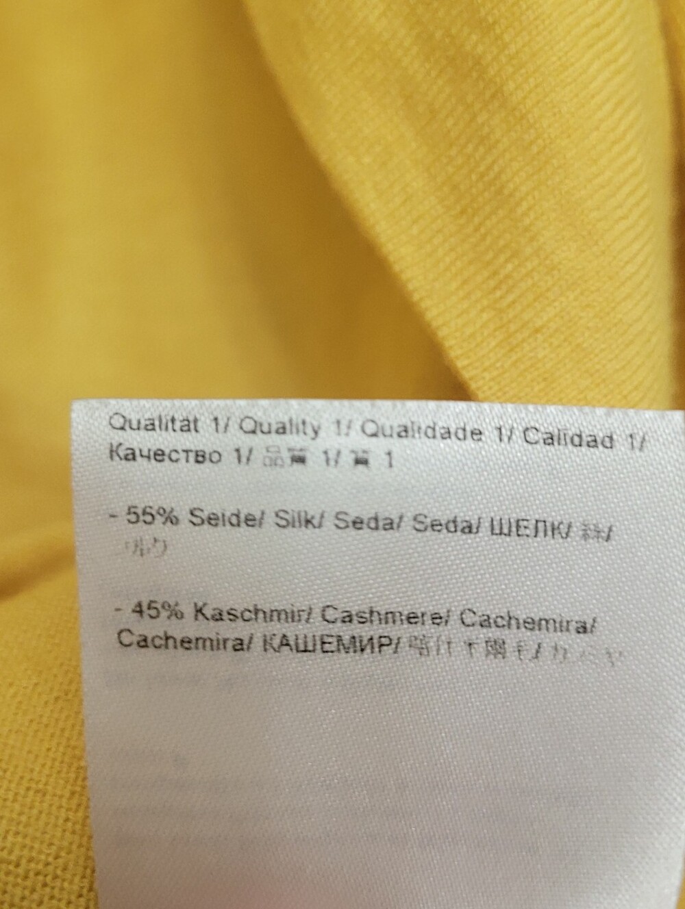 Escada Silk Cashmere Twin Set XS/S EU 34 Yellow Wrap Cardigan & Shell Tank Luxe - Picture 2 of 10